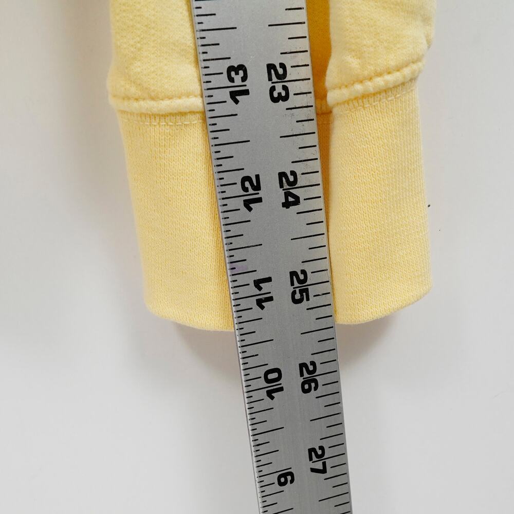 Comfort Colors Sweet Cream Butter Graphic Crewneck Sweatshirt Yellow Size L - Picture 7 of 8
